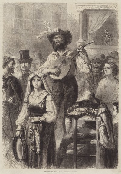 The Improvisatore by Gustave Janet